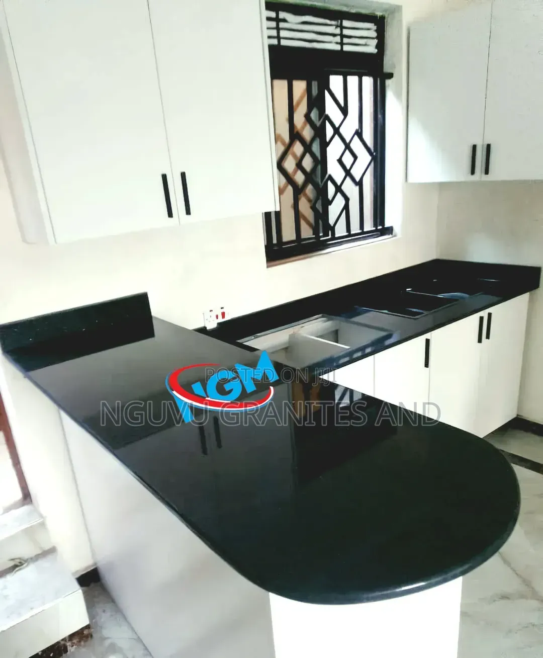 Kitchen Counter Tops of Black Pearl