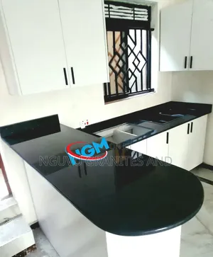 Kitchen Counter Tops of Black Pearl