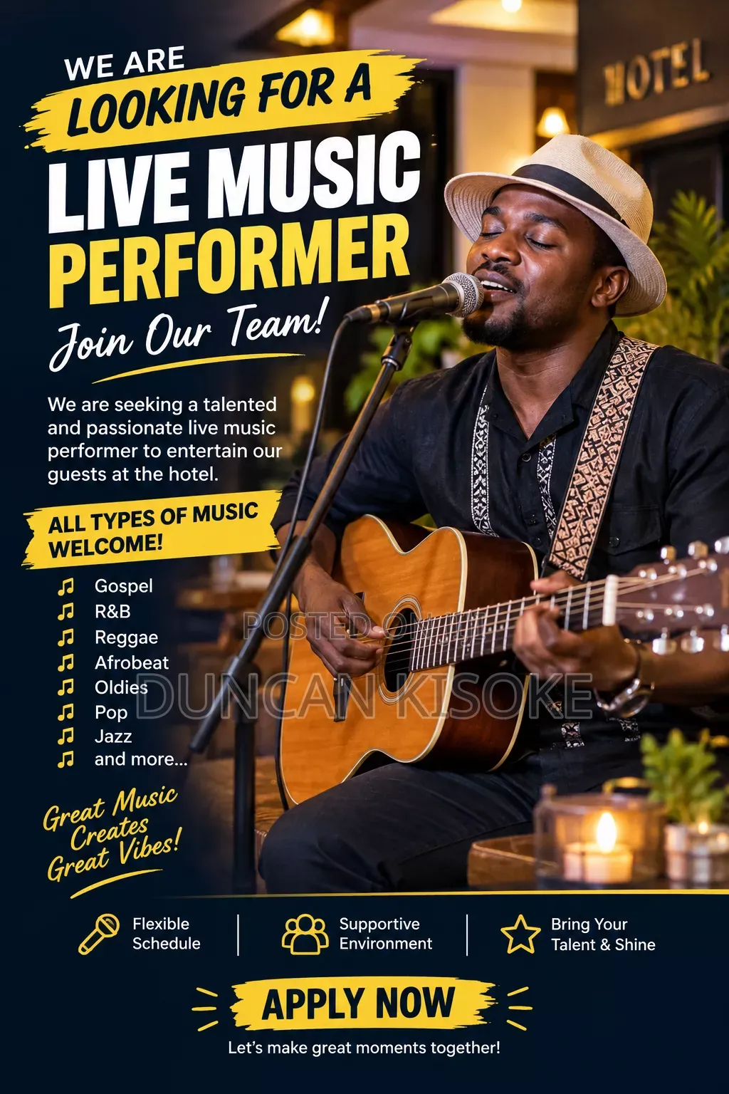 Live Music Performer