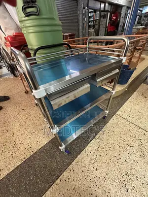 3 Shelf Trolley With Drawers