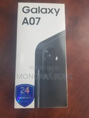New Samsung Galaxy A07 64 GB Black