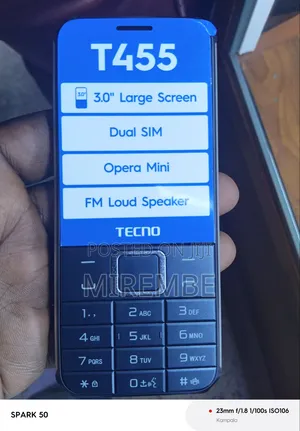 New Tecno T455 Black
