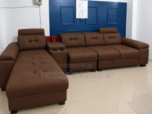 L-Shape Shape 5 Seater Leather Sofa