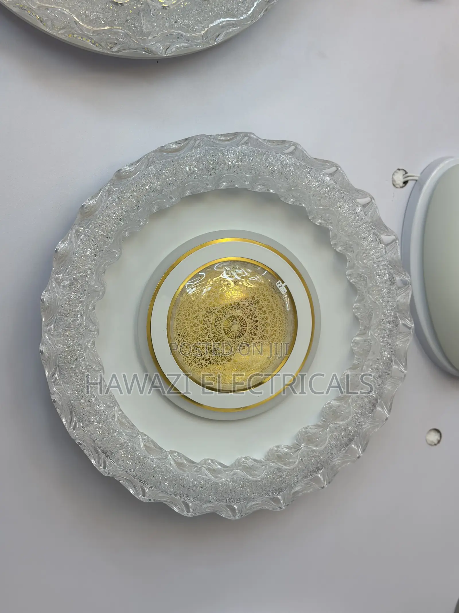 Led Changing Ceiling Light Glass