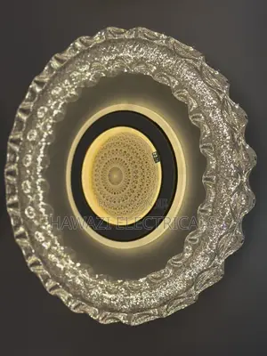 Led Changing Ceiling Light Glass