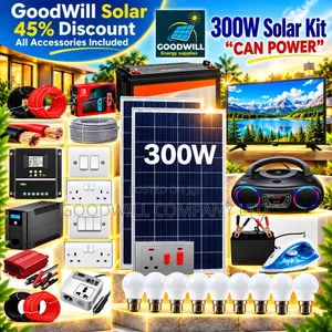 300w Clean Energy Solar System Full Kit