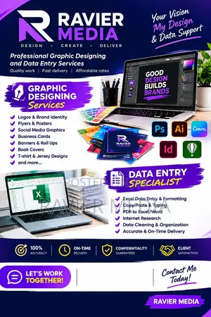 Graphic Designing and Data Entry