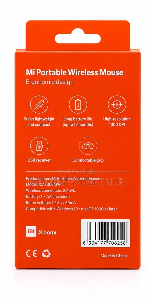 Xiaomi Mi Portable Wireless Mouse