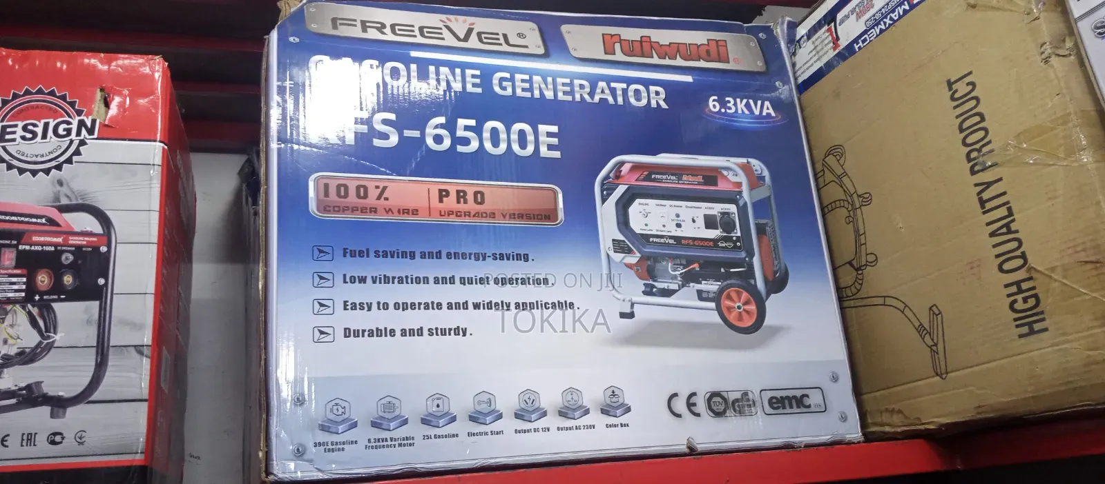 Freevel Petrol Generator 6kva