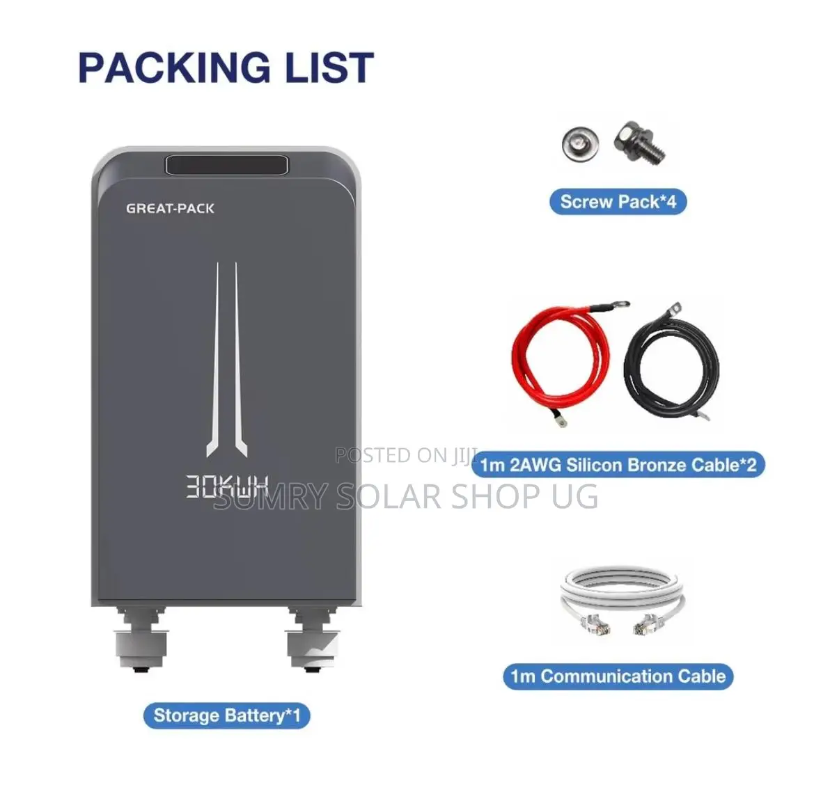 30kwh Lithium Battery