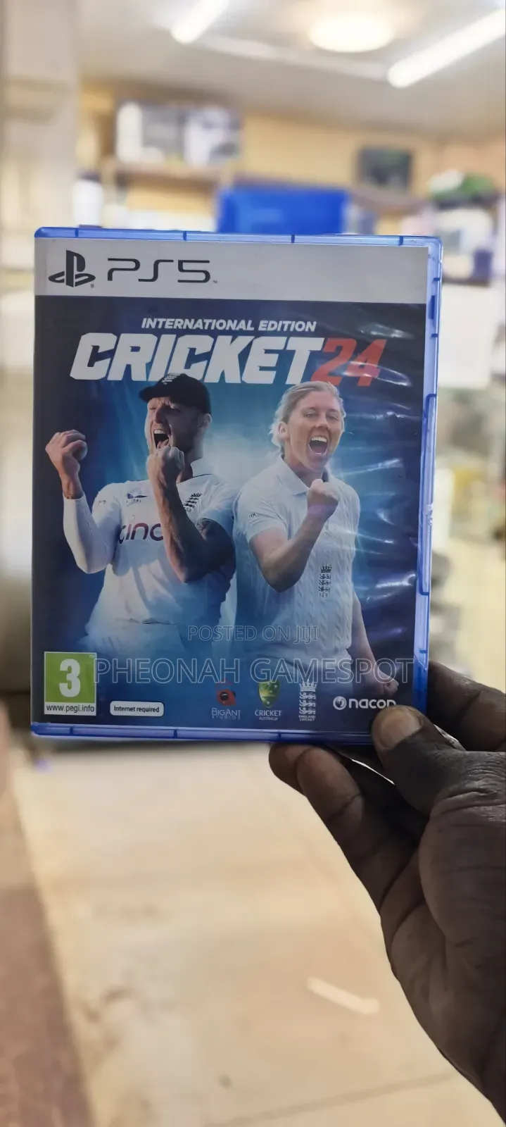 Cricket 24 PS5 CD Make Your Enemies Fear Your Big Six Shots.