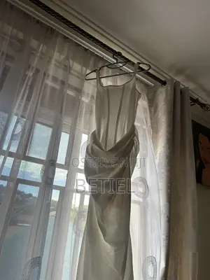 Satin White Dress