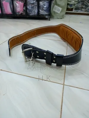 Leather Weightlifting Belt