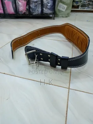 Leather Weightlifting Belt