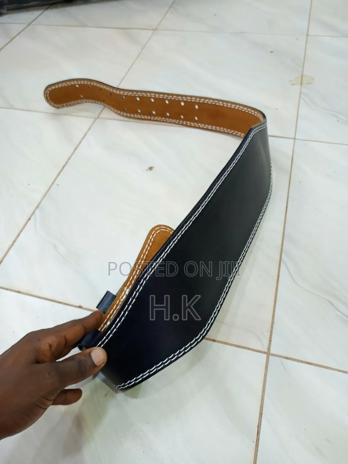 Leather Weightlifting Belt