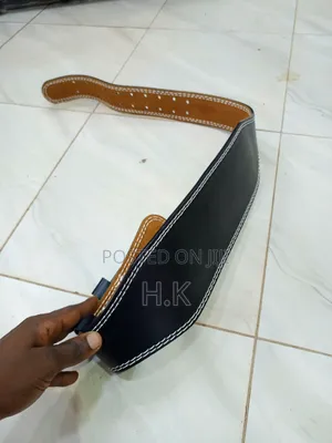 Leather Weightlifting Belt