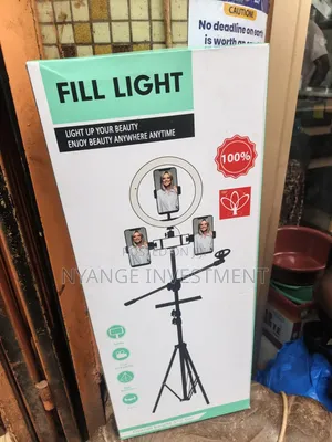 Fill Light Combo Ring Light Mic Holder 2 Phone Holder Stand