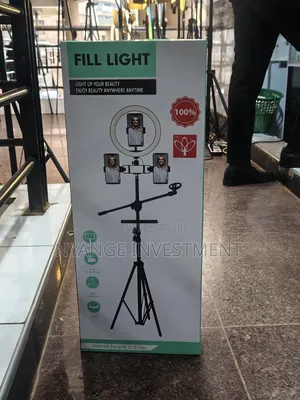 Fill Light Combo Ring Light Mic Holder 2 Phone Holder Stand