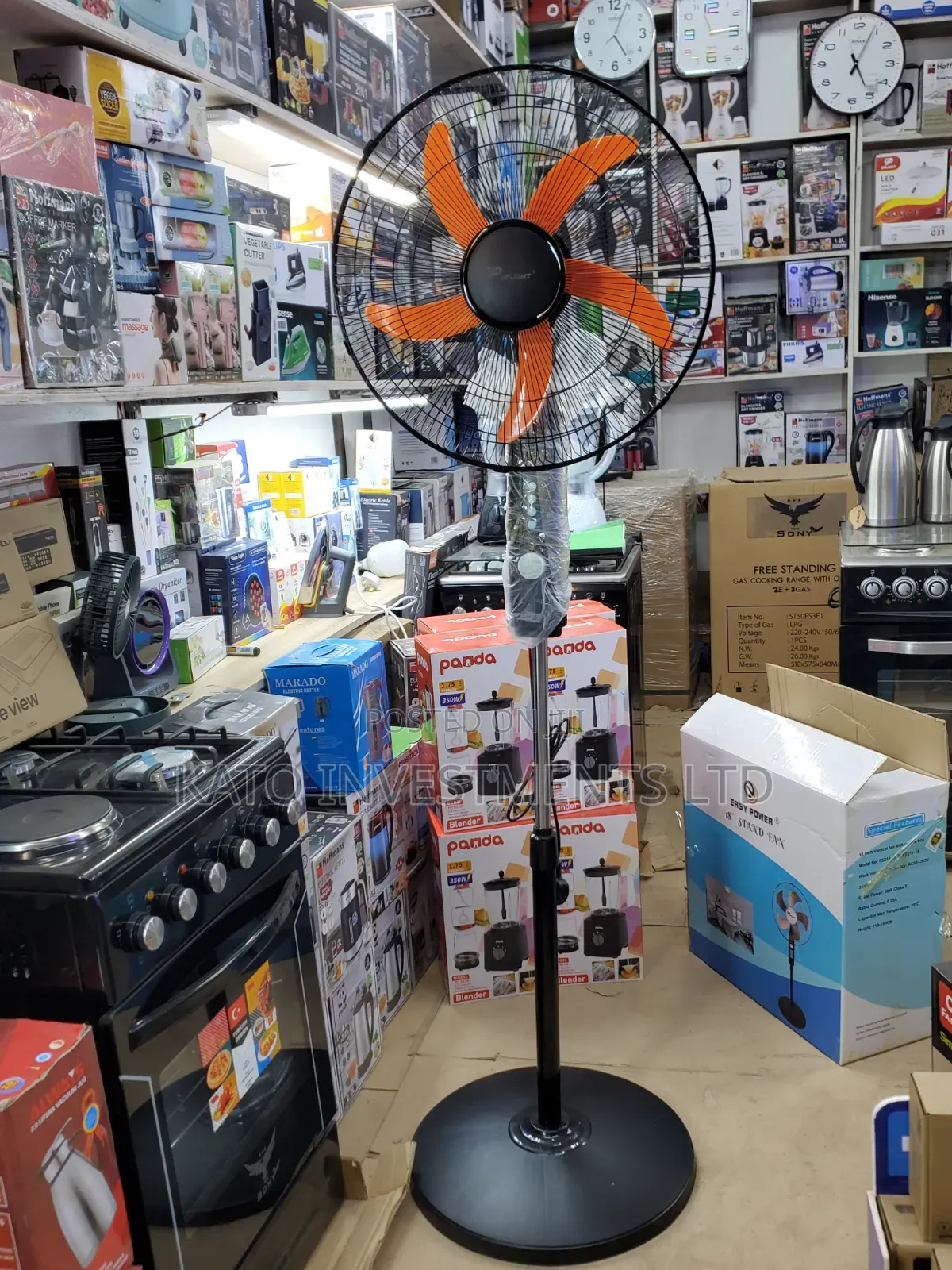 18 Inch Silent Dplight Timer Adjustable Height Fan