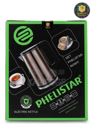 PHELISTAR PH-8820A 2L Electric Stainless Steel Kettle (1500W)