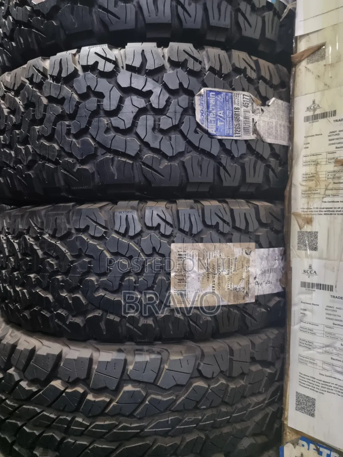 265/65r18 Bf Goodrich Tires for Prado