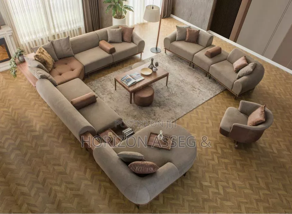 Premium Luxury 8 Seater Fabric Sofa
