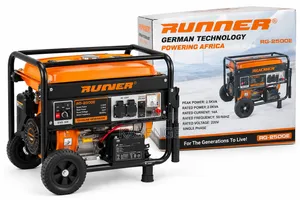 RUNNER RG-2500E 2.5kVA Portable Electric Start Gasoline Generator