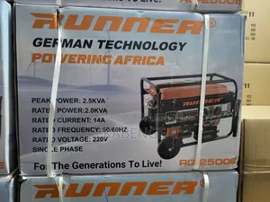 RUNNER RG-2500E 2.5kVA Portable Electric Start Gasoline Generator
