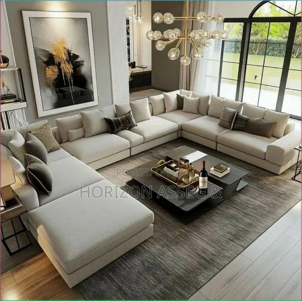 U Shape 8 Seater Premium Luxury Sofa
