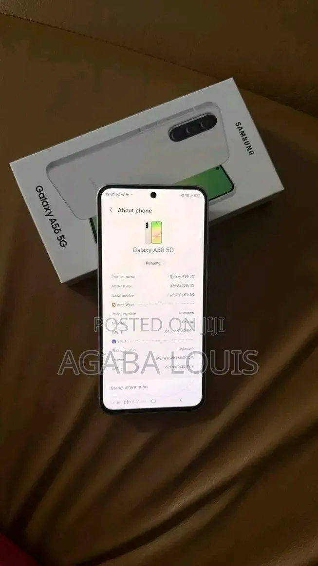 New Samsung Galaxy A56 256 GB Silver