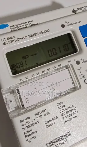 MetCom Solutions McS301 German Three-Phase Smart CT Meter