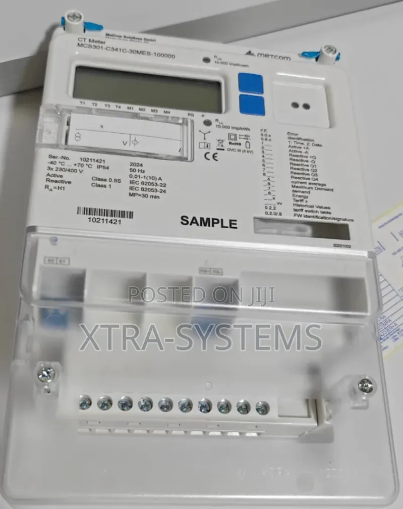 MetCom Solutions McS301 German Three-Phase Smart CT Meter