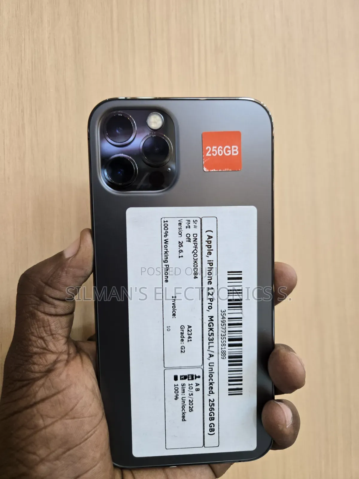 Apple iPhone 12 Pro 256 GB Black