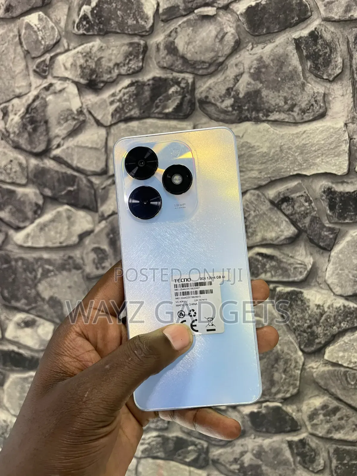 Tecno Pop 8 128 GB White