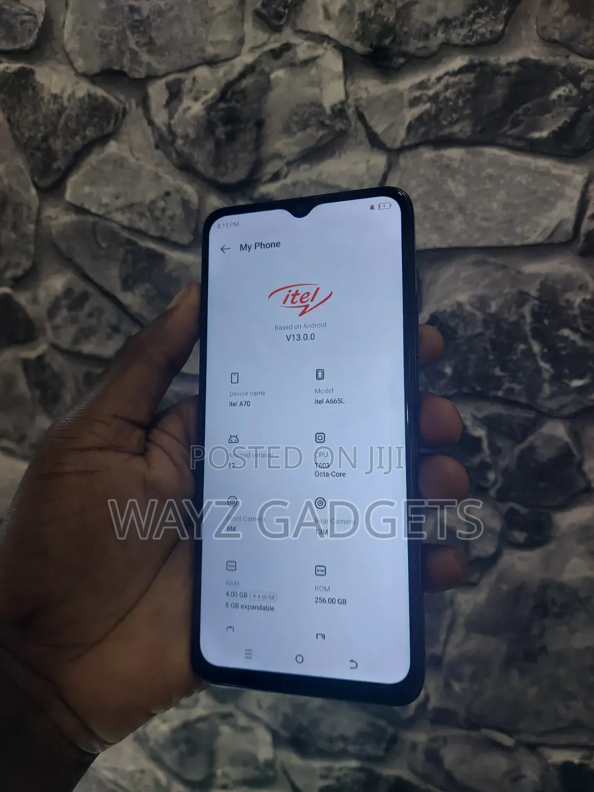 Itel A70 256 GB Black