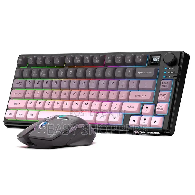 Xunfox 84 Keys Mechanical Gaming Keyboard and Mouse Combo, Tri-Mode