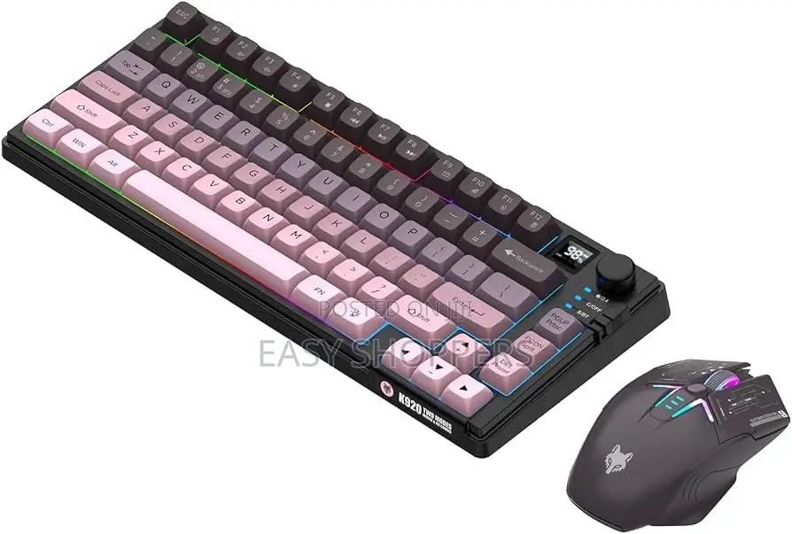 Xunfox 84 Keys Mechanical Gaming Keyboard and Mouse Combo, Tri-Mode