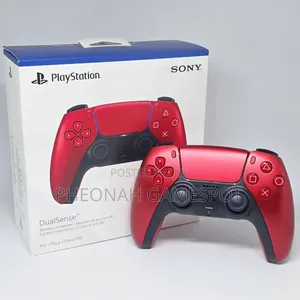 PS5 Original Red Controller: Kampala Boys Fear Your Gaming Power