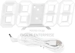 Beauenty 3D LED Digital Clock Extra Large 23cm by 9cm