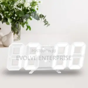 Beauenty 3D LED Digital Clock Extra Large 23cm by 9cm