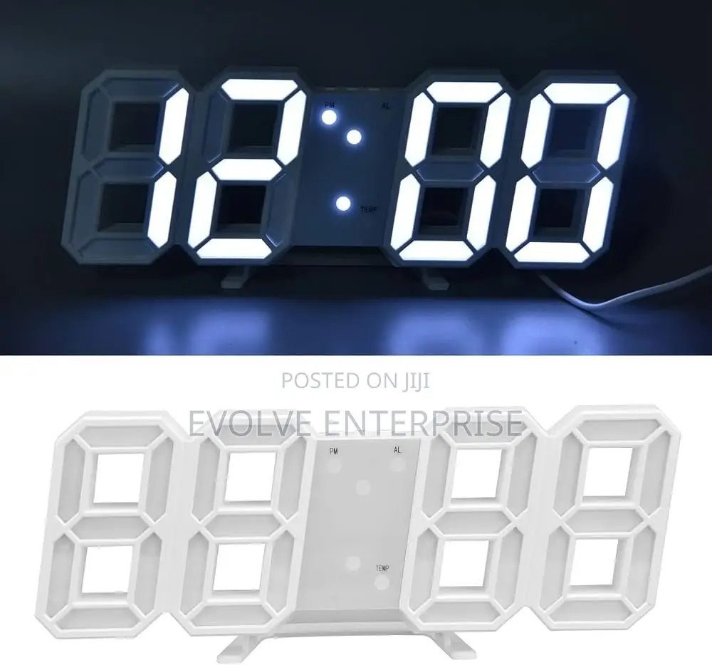 Beauenty 3D LED Digital Clock Extra Large 23cm by 9cm