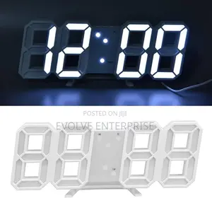 Beauenty 3D LED Digital Clock Extra Large 23cm by 9cm