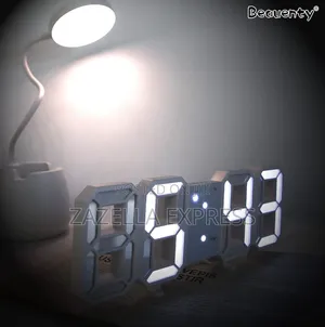 Beauenty 3D LED Digital Clock Extra Large 23cm by 9cm