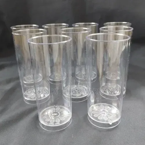 60-Piece Unbreakable Acrylic Plastic Drinking Glasses Home,Restaurants