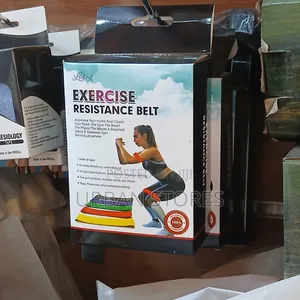 5 Pieces Exercise Resistance Belt Multicolour -Urban Stores