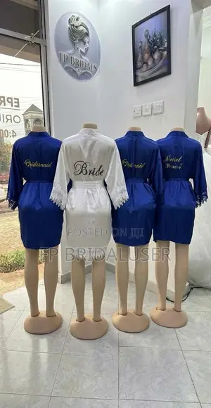 Blue Bridesmaids Robes