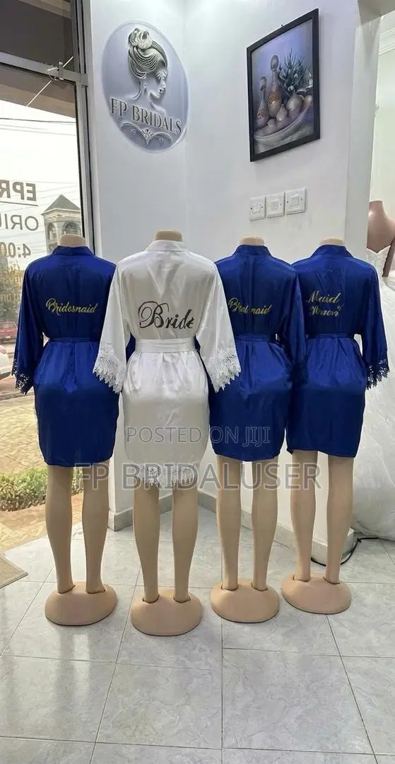 Blue Bridesmaids Robes