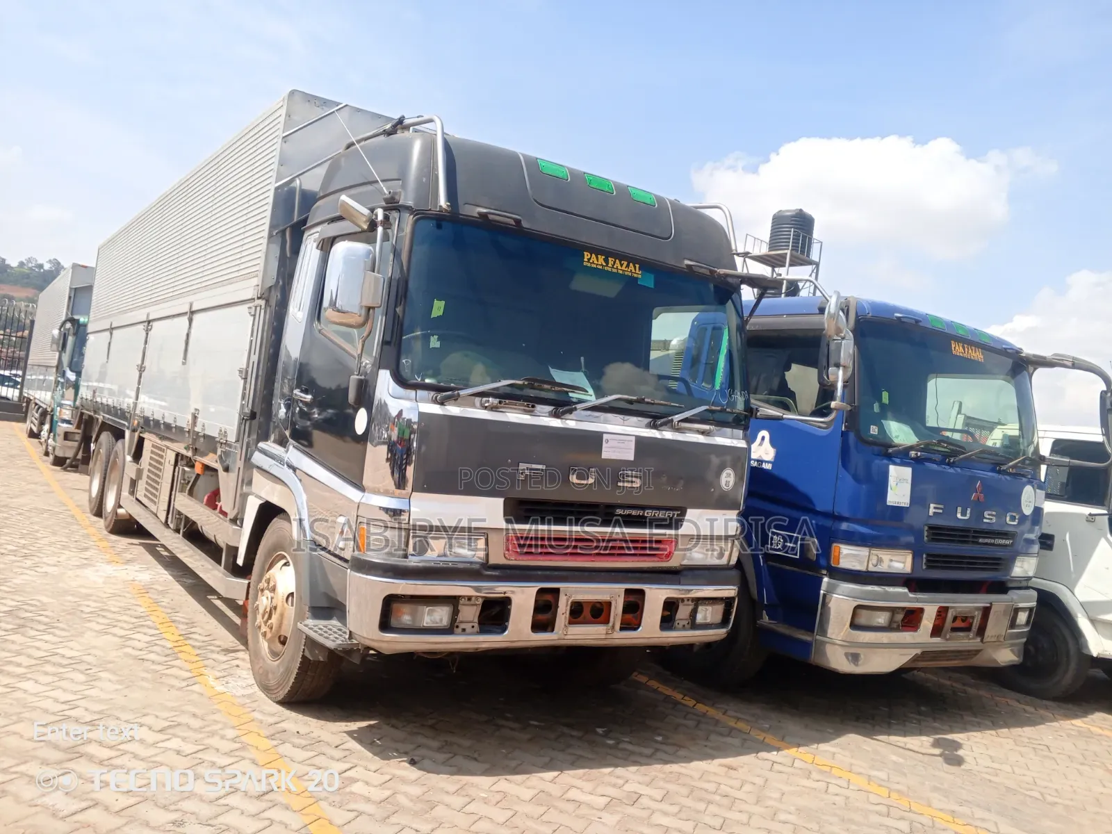 Fuso Supergreat 12 Tyres Box Body 20 Tones