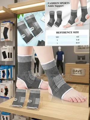 Pair of Haysandy Kids Ankle Support Compression Socks