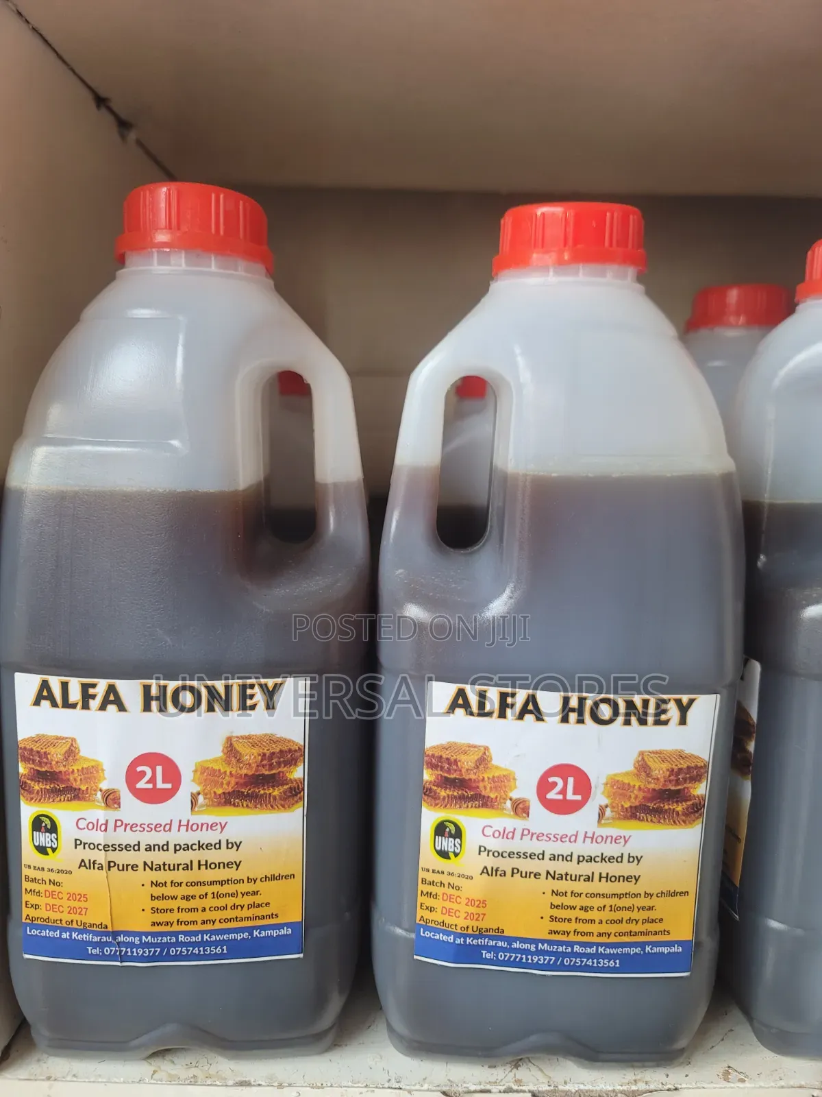 2 Litters Natural Honey